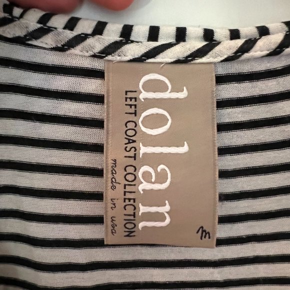 Anthropologie - Left Coast by Dolan striped sleeveless top with ruffle and tie - Picture 5 of 5